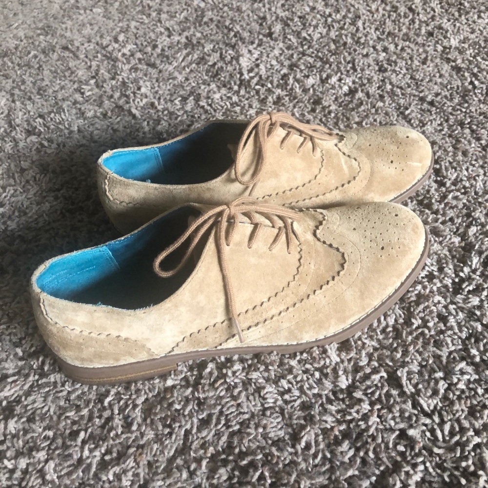 Suede Wingtip Oxford